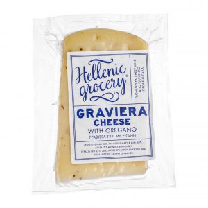 graviera gruyere cheese with oregano