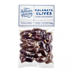 Kalamata olives in vacuum miniature