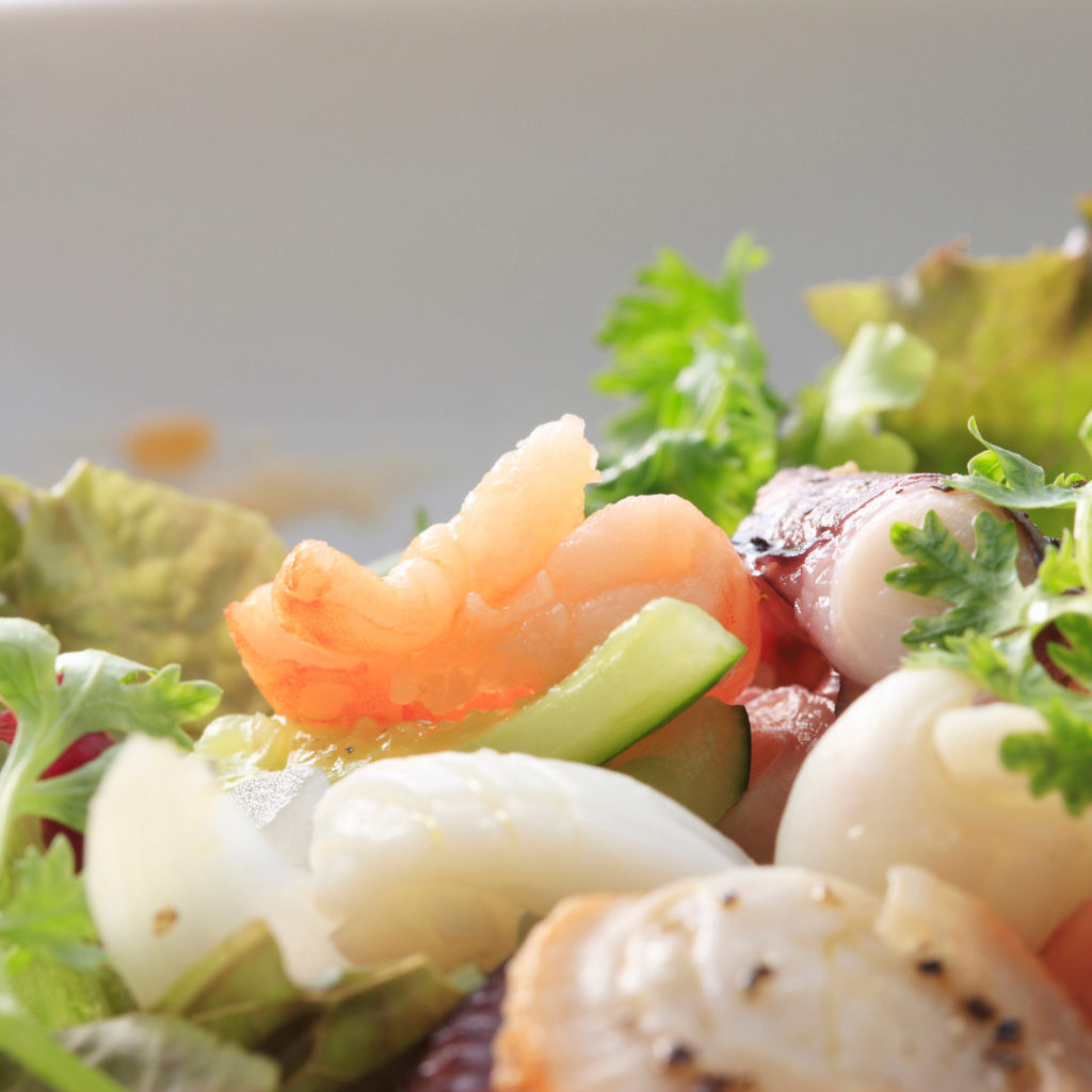 Seafood Salad with Sun-Dried Tomato Vinaigrette
